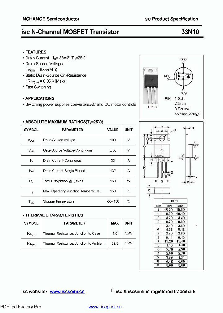 33N10_9002496.PDF Datasheet
