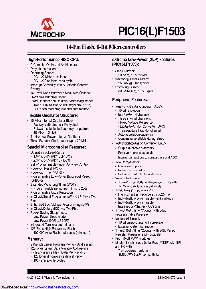 PIC16F1503-IMGVAO_9003210.PDF Datasheet