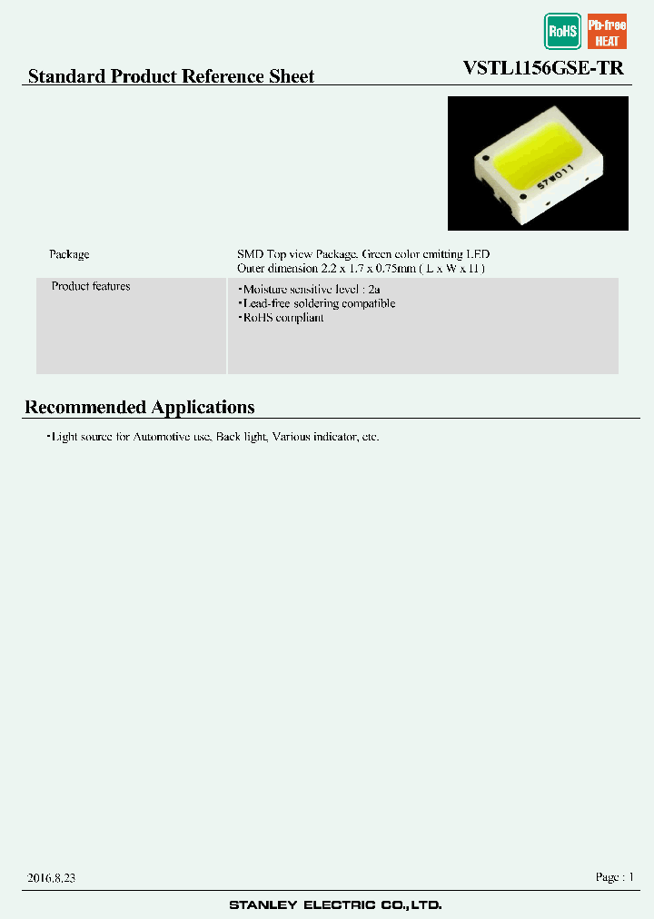 VSTL1156GSE-TR_9003200.PDF Datasheet