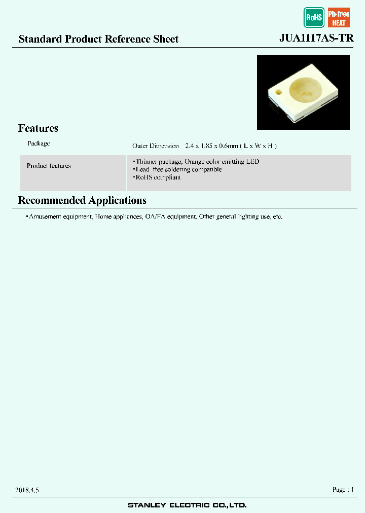 JUA1117AS-TR_9003584.PDF Datasheet
