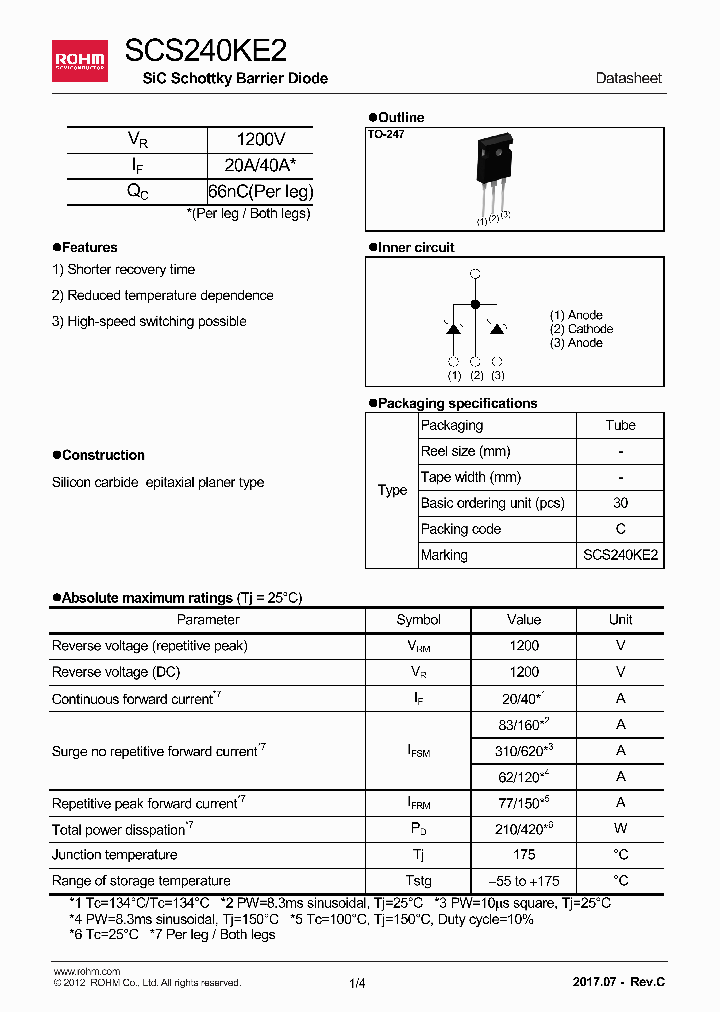 SCS240KE2_9003727.PDF Datasheet