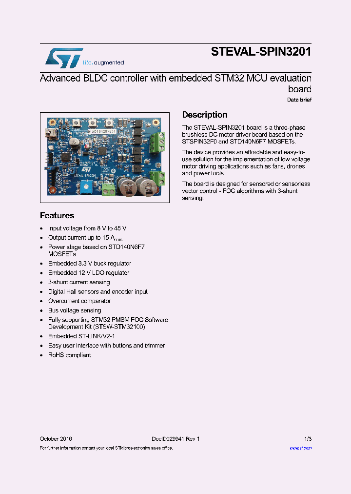 STEVAL-SPIN3201_9003836.PDF Datasheet