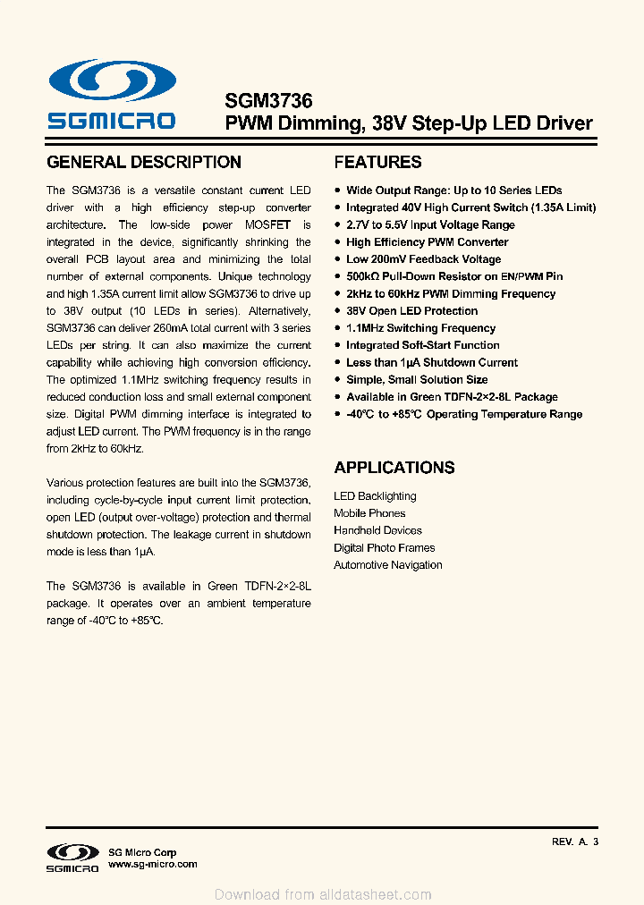 SGM3736_9004005.PDF Datasheet