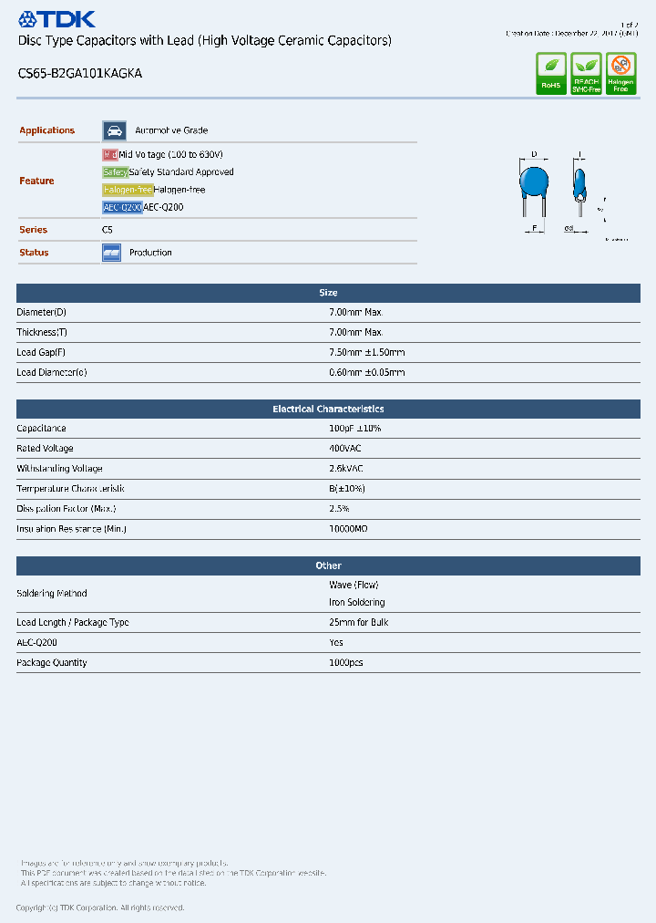 B2GA101KAGKA_9004133.PDF Datasheet