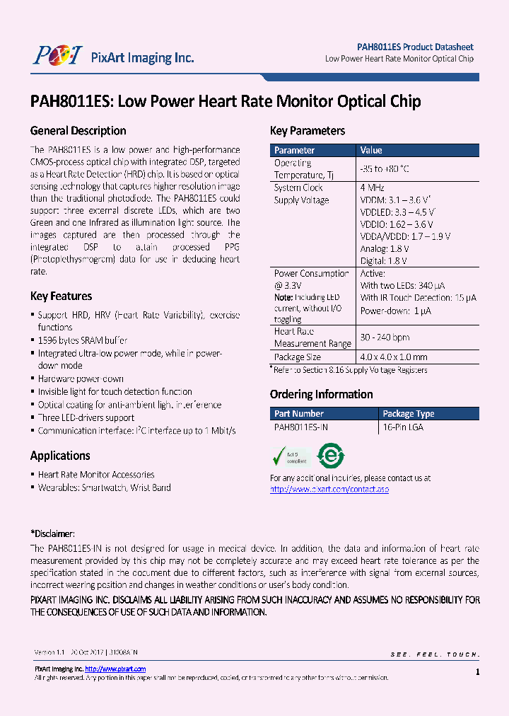 PAH8011ES-IN_9004159.PDF Datasheet