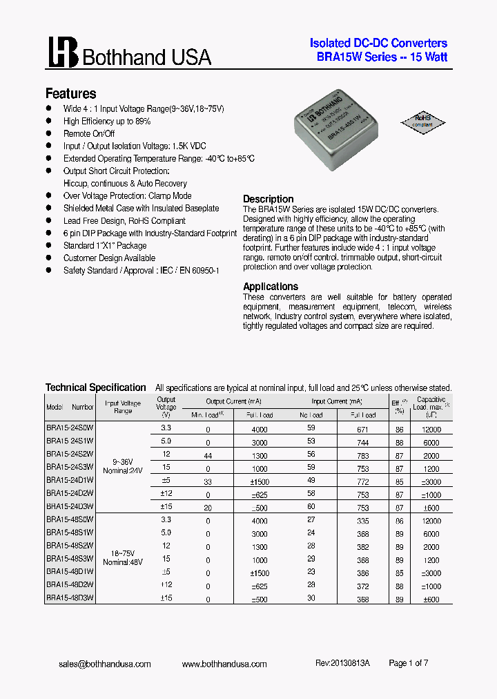 BRA15-24D1W_9004379.PDF Datasheet
