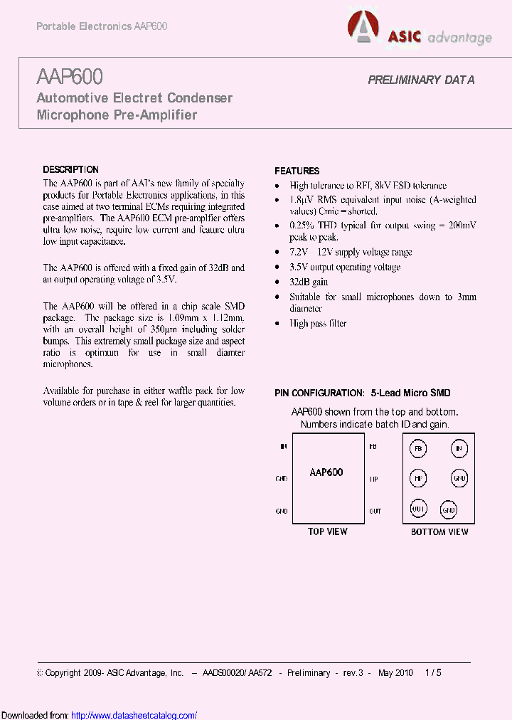 AAP600S-M6A-G-LF-TR_9004525.PDF Datasheet