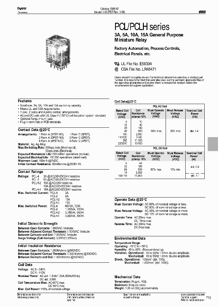 PCLH-206A1SP000_9005209.PDF Datasheet