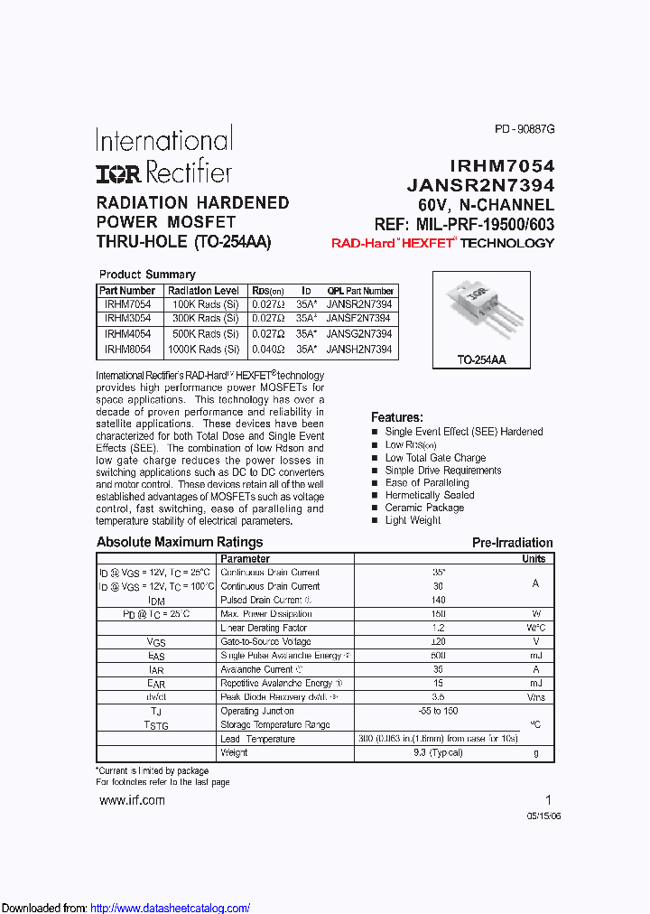 IRHM4054_9005546.PDF Datasheet