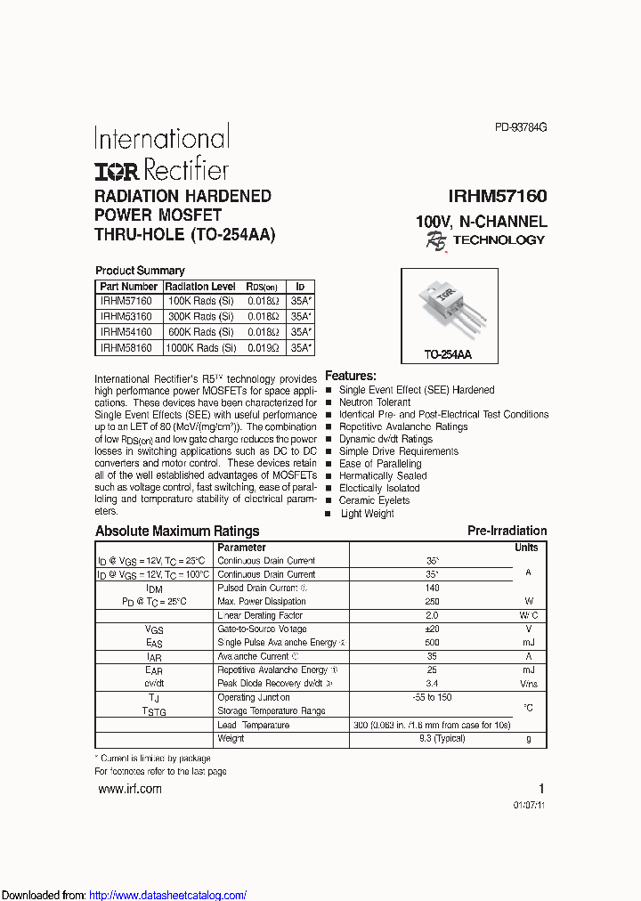 IRHM54160SCS_9005549.PDF Datasheet