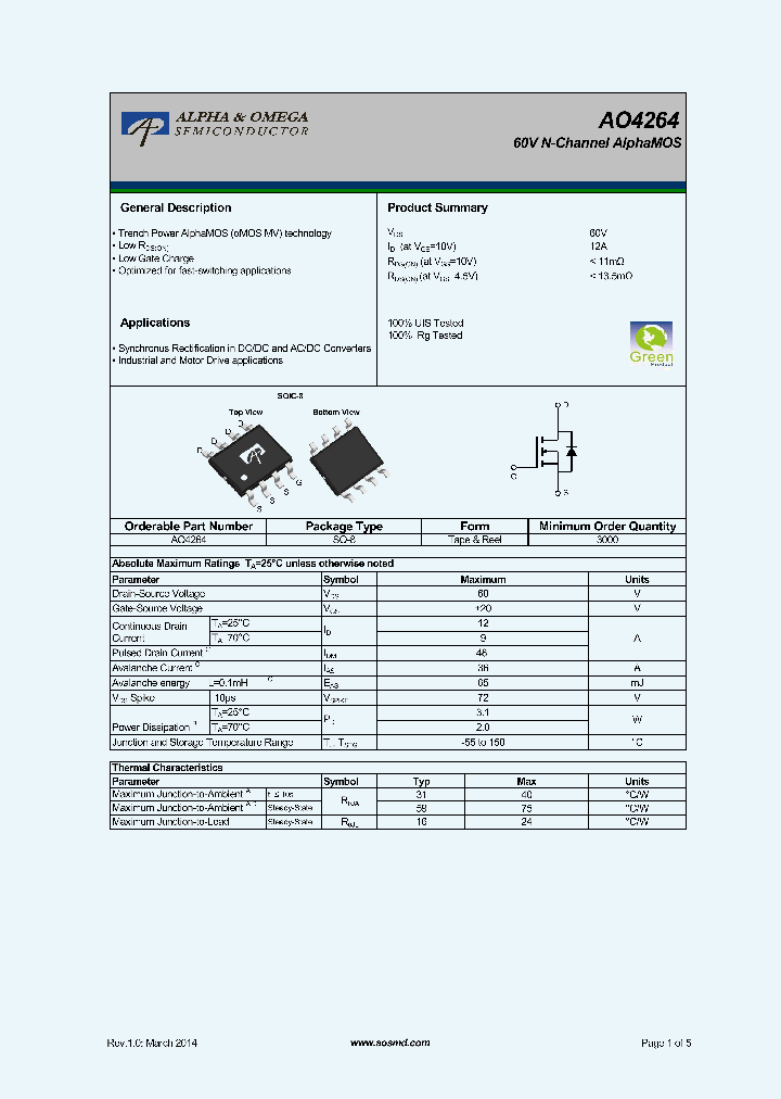 AO4264_9005724.PDF Datasheet