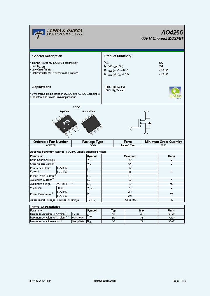 AO4266_9005726.PDF Datasheet