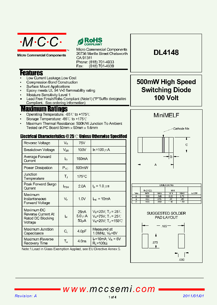 DL4148_9005748.PDF Datasheet