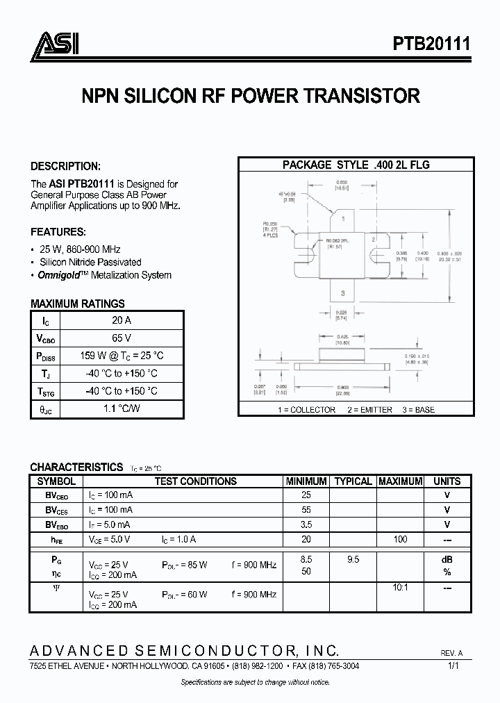 PTB20111_9005877.PDF Datasheet