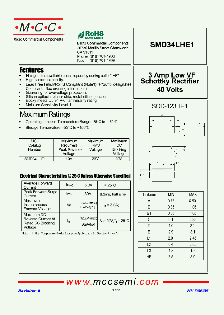 SMD34LHE1_9006000.PDF Datasheet