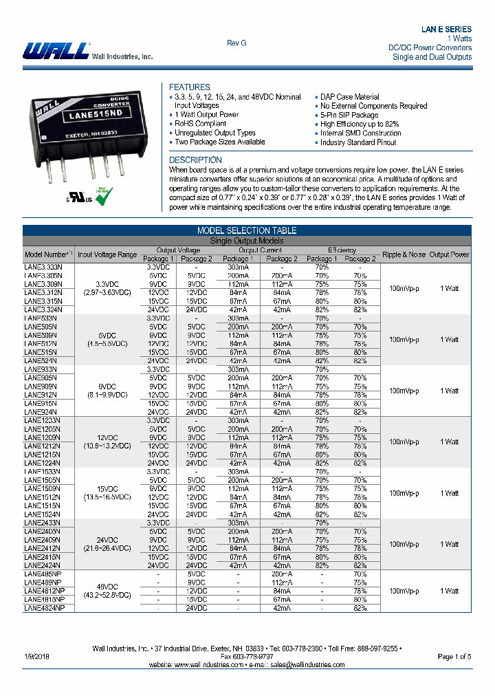 LANE505N_9006142.PDF Datasheet