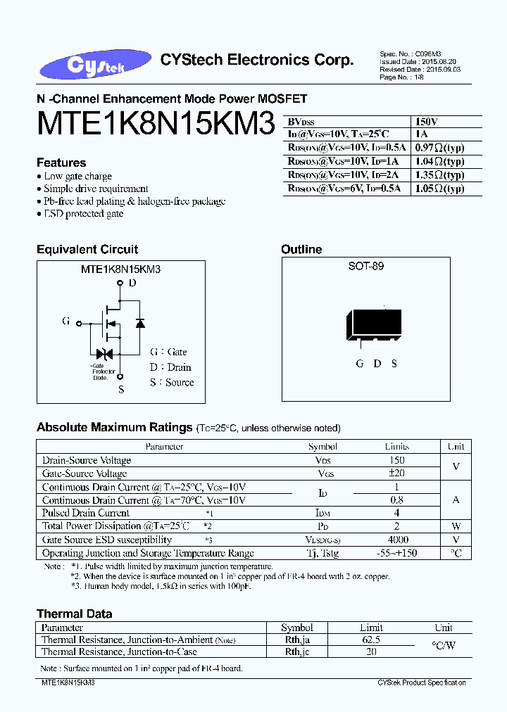 MTE1K8N15KM3_9006233.PDF Datasheet