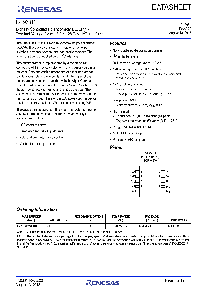 ISL95311_9006492.PDF Datasheet