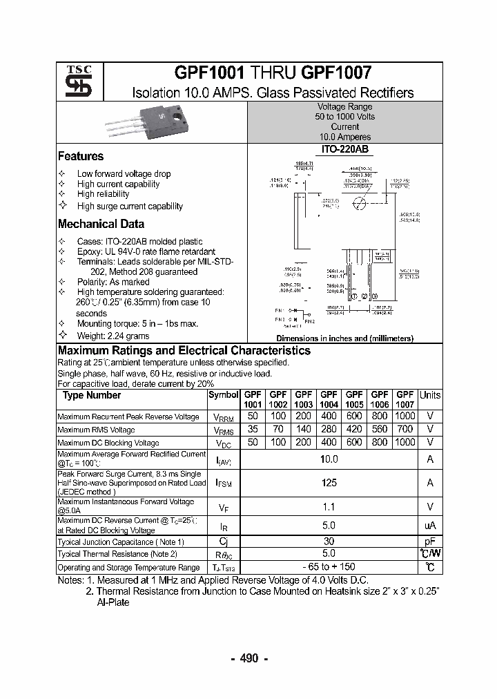 GPF1001_9006862.PDF Datasheet