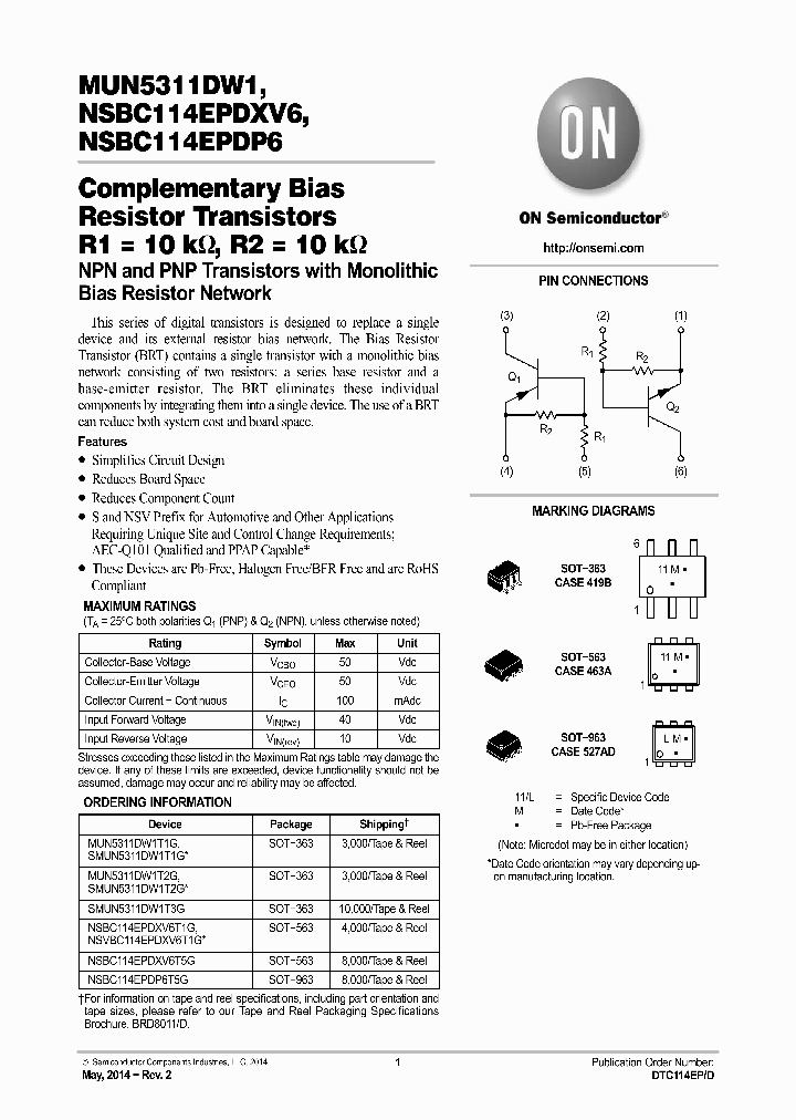 NSBC114EPDP6_9006996.PDF Datasheet