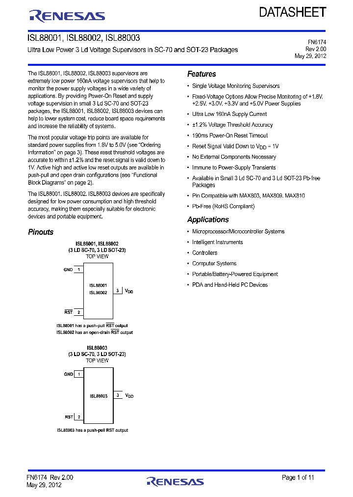ISL88001IE29Z-T_9007509.PDF Datasheet