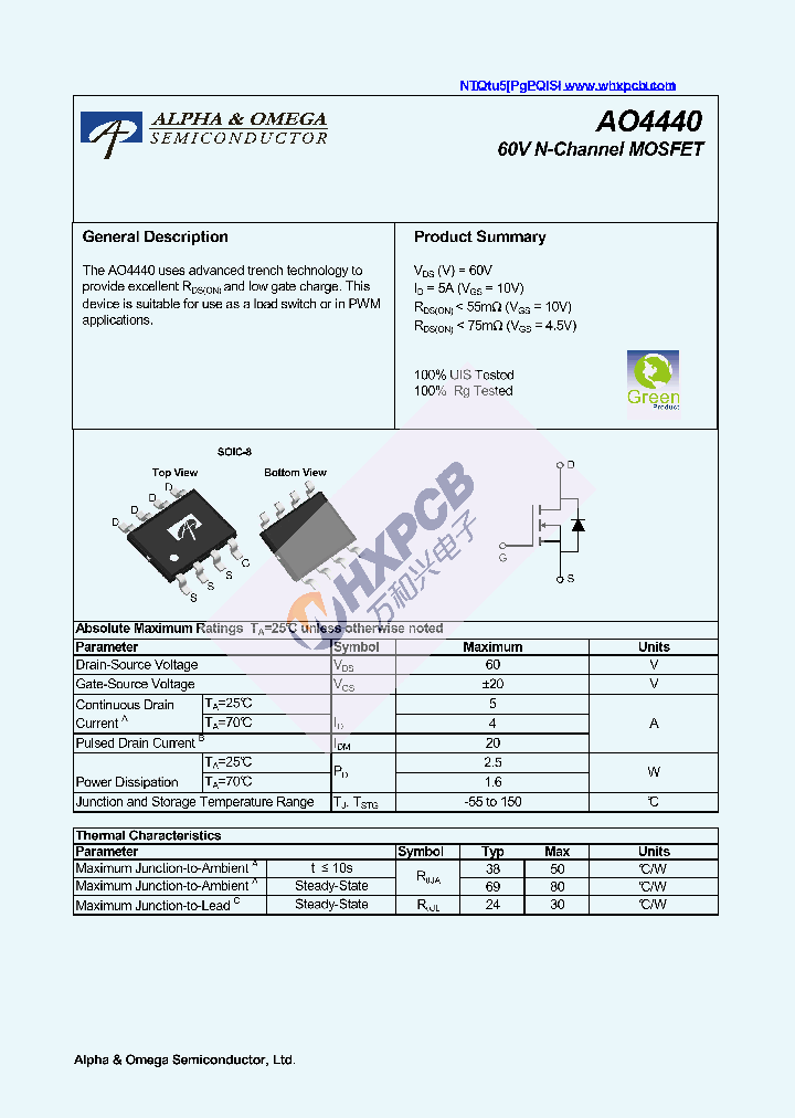 AO4440_9007609.PDF Datasheet
