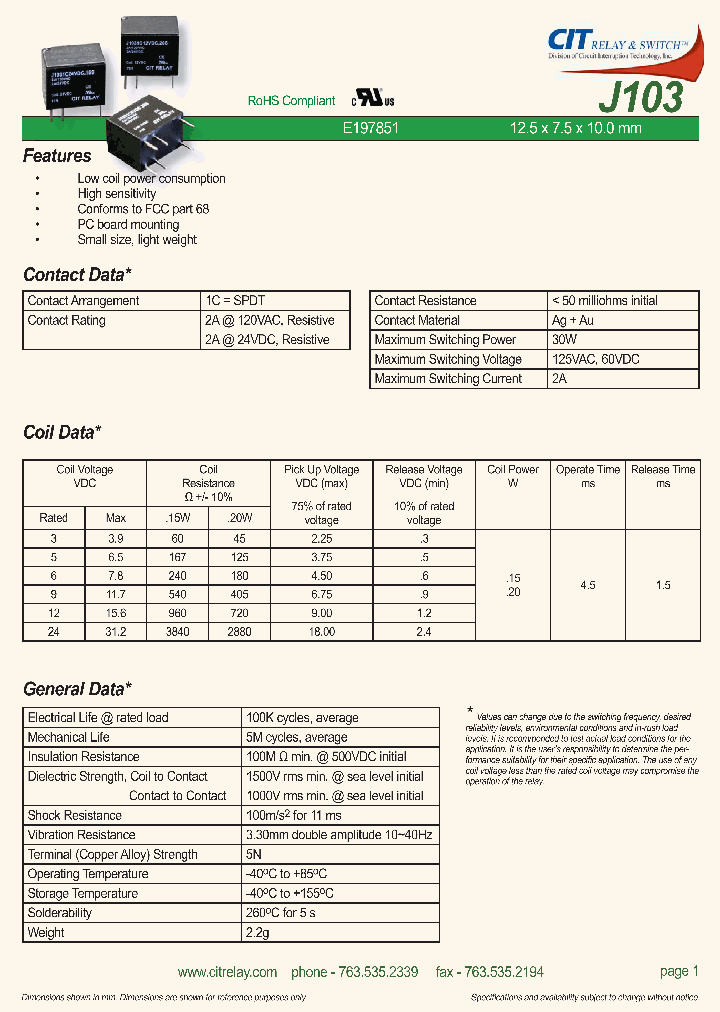 J1031C3VDC15S_9008141.PDF Datasheet
