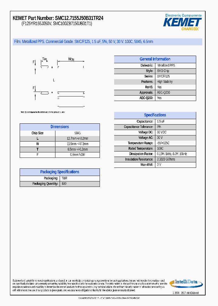 SMC127155J50B31TR24_9008557.PDF Datasheet