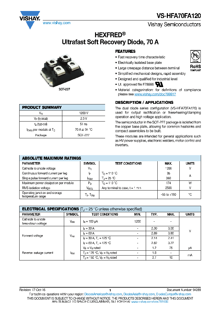 VS-HFA70FA120_9008657.PDF Datasheet