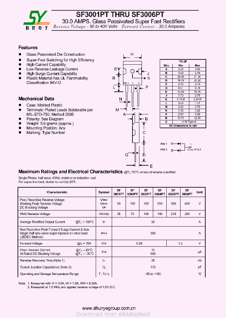 SF3001PT_9009044.PDF Datasheet