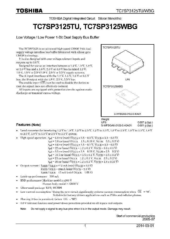 TC7SP3125WBG_9009251.PDF Datasheet