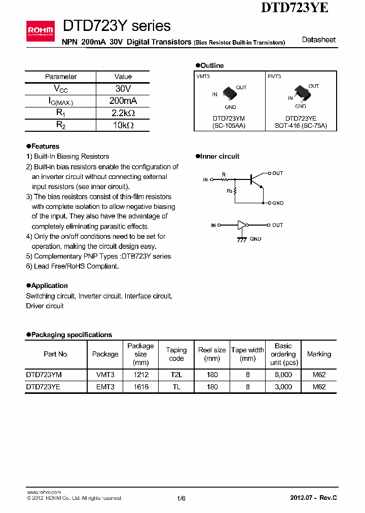 DTD723Y_9009318.PDF Datasheet