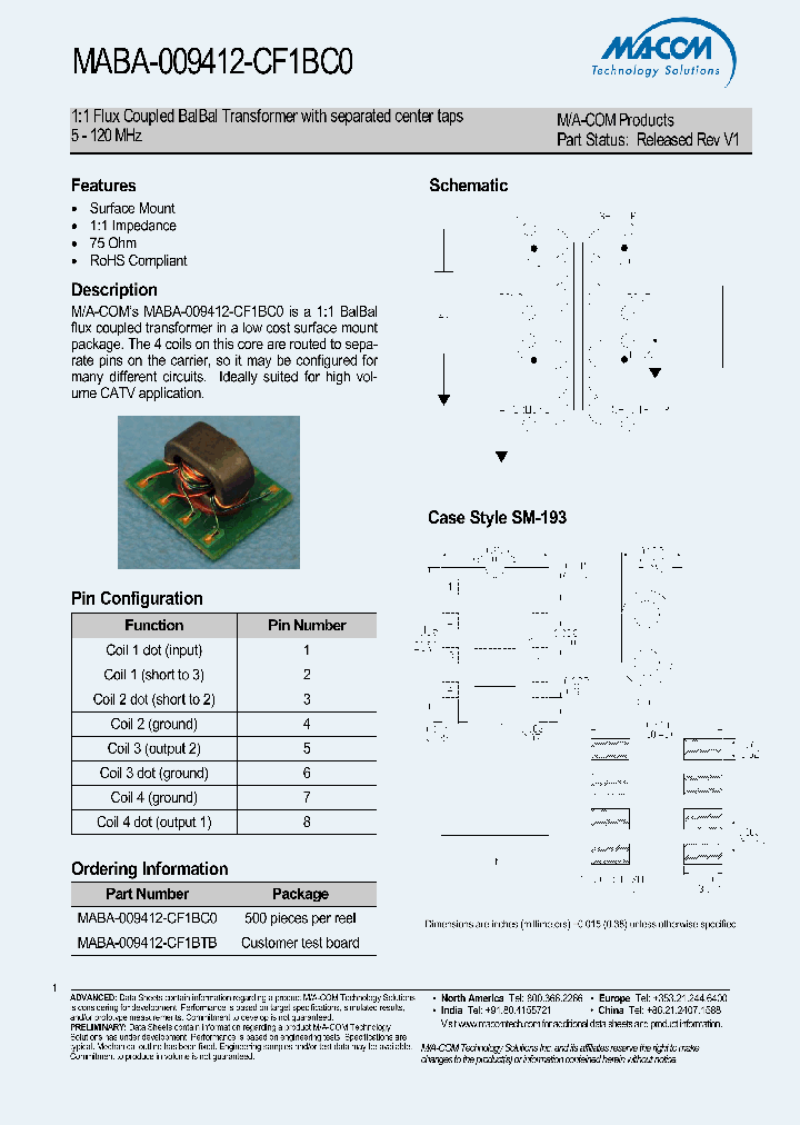 MABA-009412-CF1BC0_9009763.PDF Datasheet