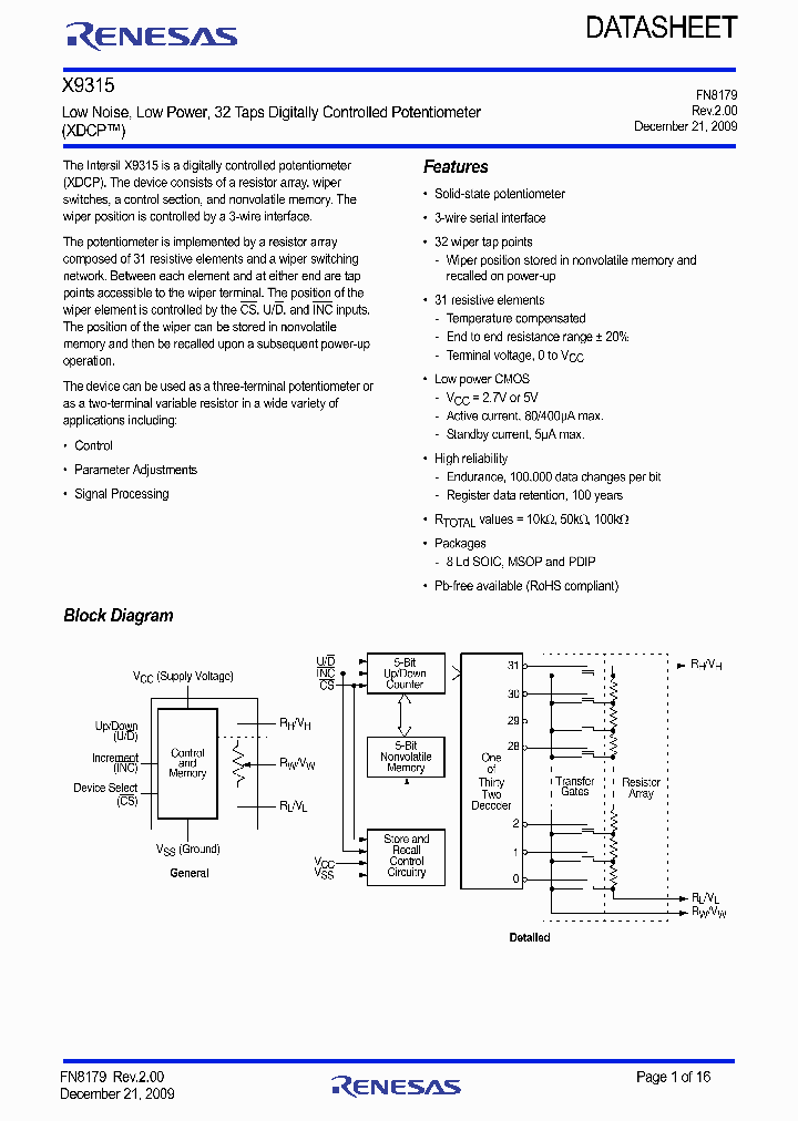 X9315WSIT1_9010123.PDF Datasheet
