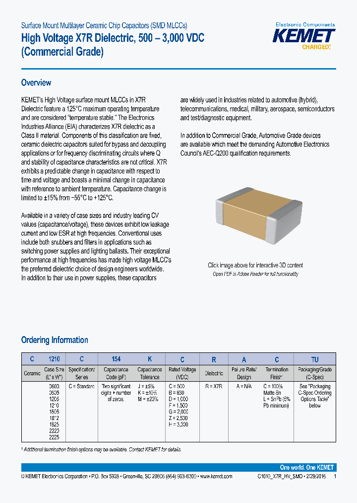 C2225C154KBRACTU_9010182.PDF Datasheet