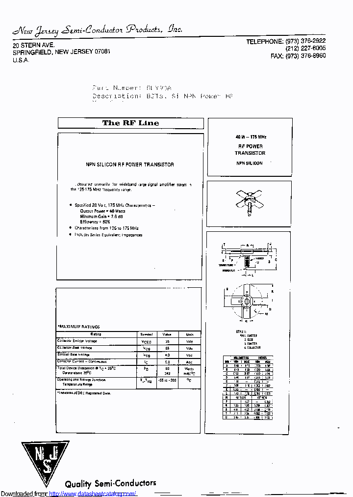 BLY93A_9010743.PDF Datasheet