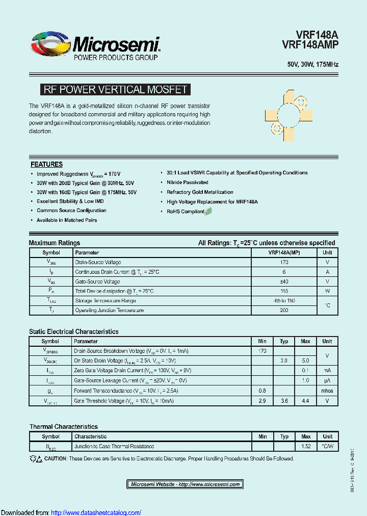 VRF148AMP_9011180.PDF Datasheet