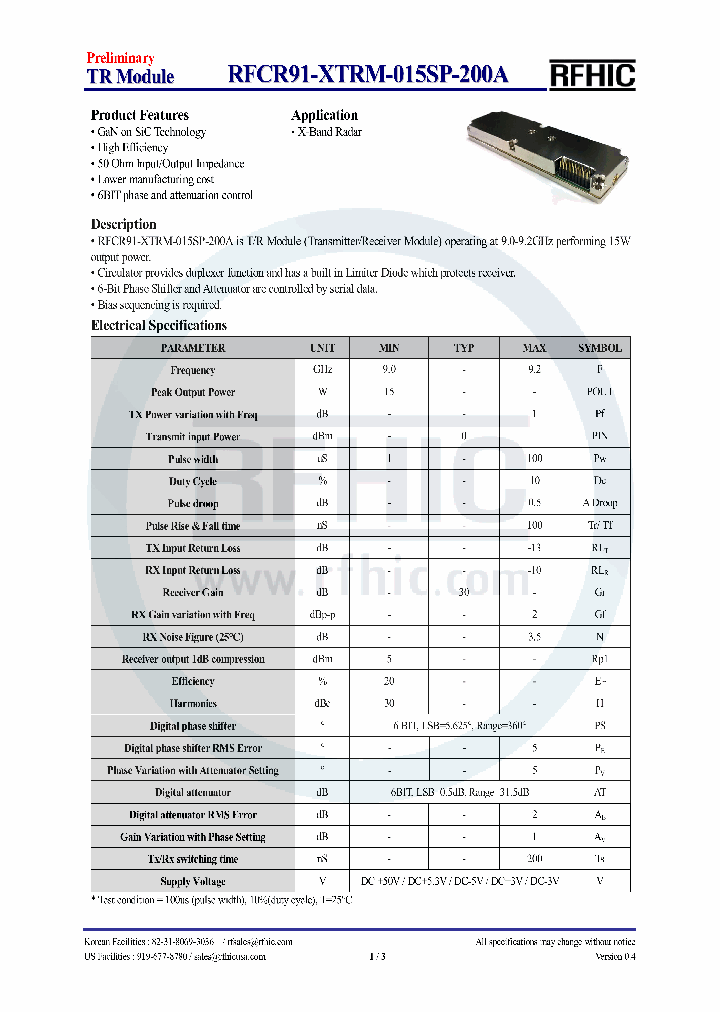 RFCR91-XTRM-015SP-200A_9010976.PDF Datasheet