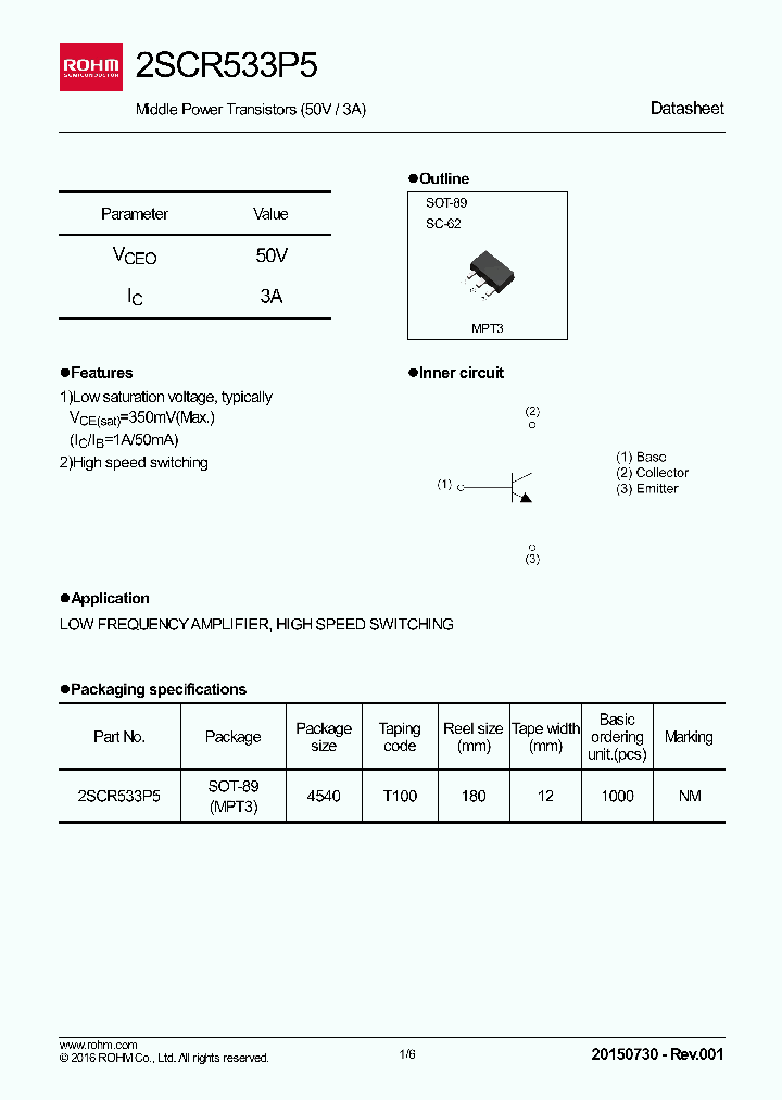 2SCR533P5_9011210.PDF Datasheet