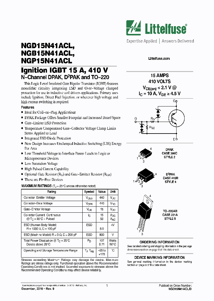 NGP15N41ACL_9011049.PDF Datasheet