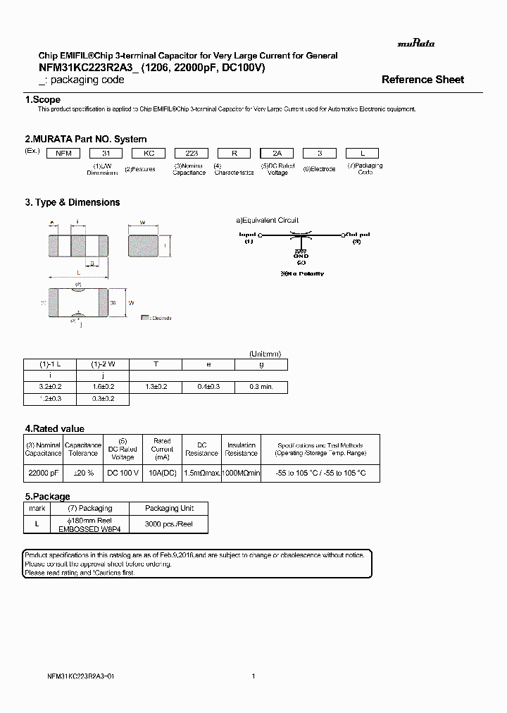 NFM31KC223R2A3_9011547.PDF Datasheet