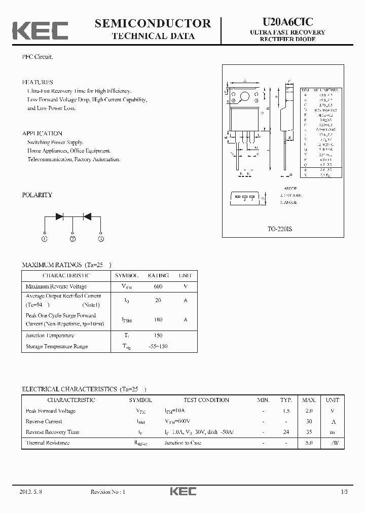 U20A6CIC_9010869.PDF Datasheet