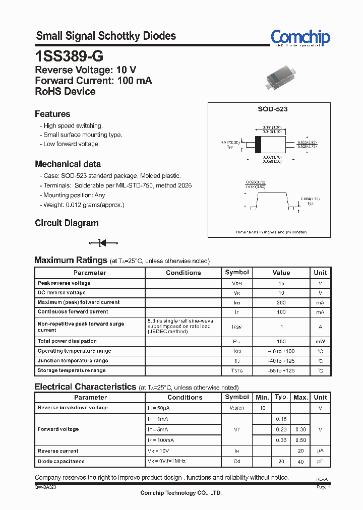 1SS389-G_9011610.PDF Datasheet