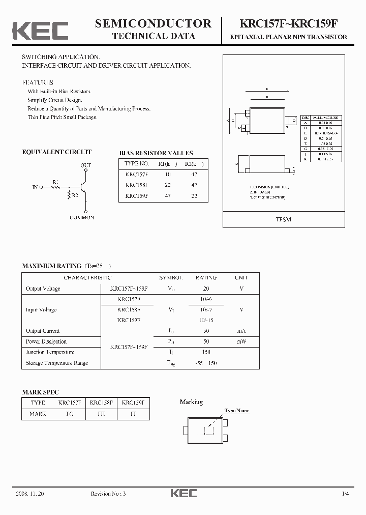 KRC157F_9011811.PDF Datasheet