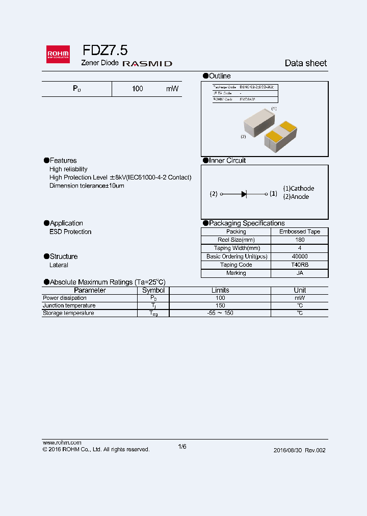 FDZ75_9011737.PDF Datasheet
