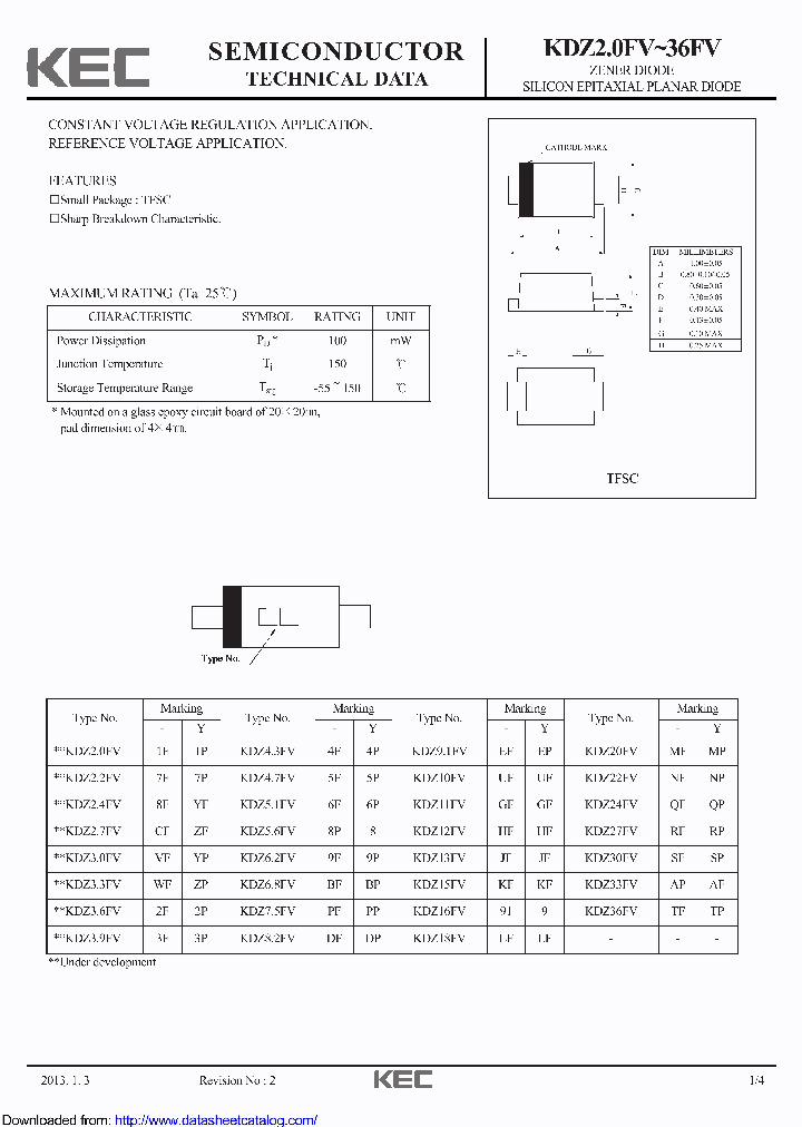 KDZ75FV_9011736.PDF Datasheet