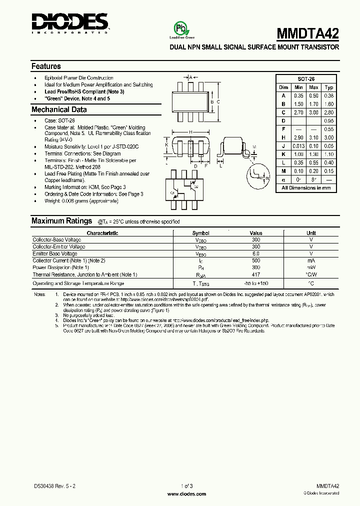 MMDTA42-15_9011954.PDF Datasheet