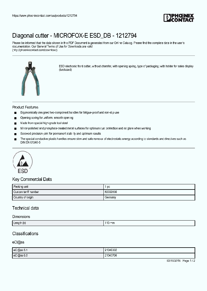MICROFOX-E-ESD-DB_9012327.PDF Datasheet