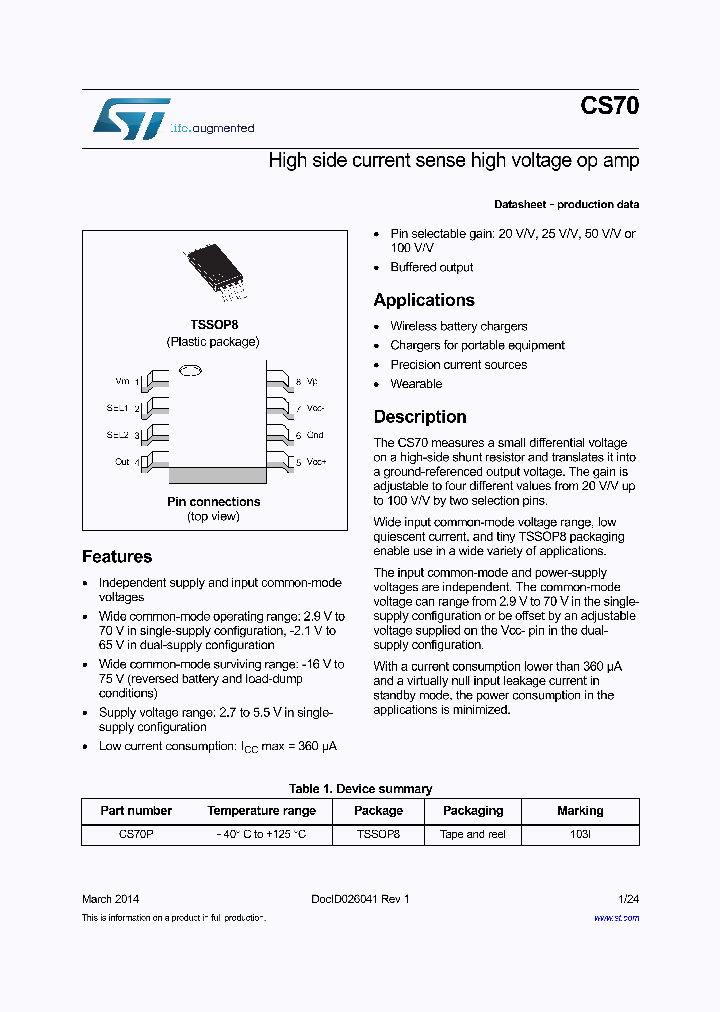 CS70_9012970.PDF Datasheet