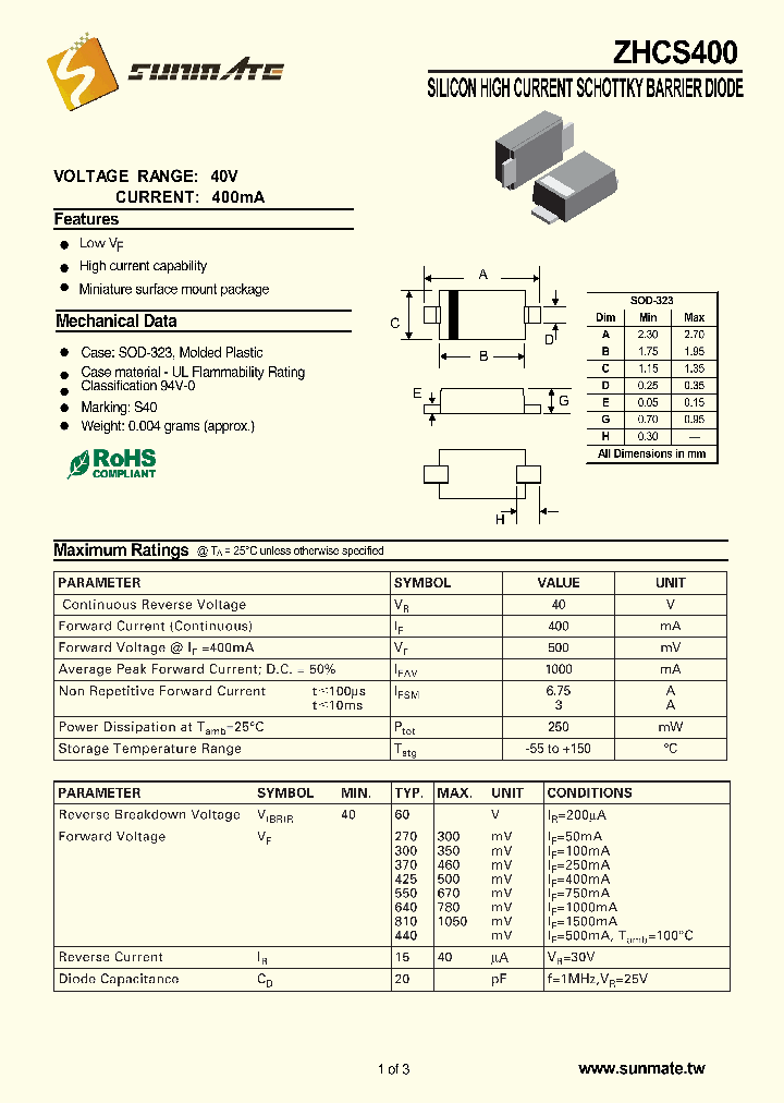 ZHCS400_9013929.PDF Datasheet